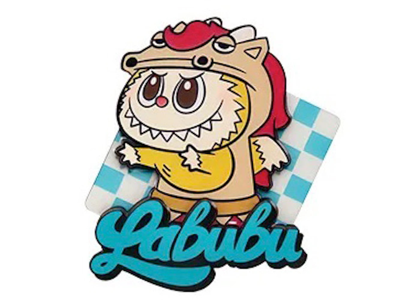 Pop Mart Labubu The Monsters Let's Checkmate Series Knight Fridge Magnet