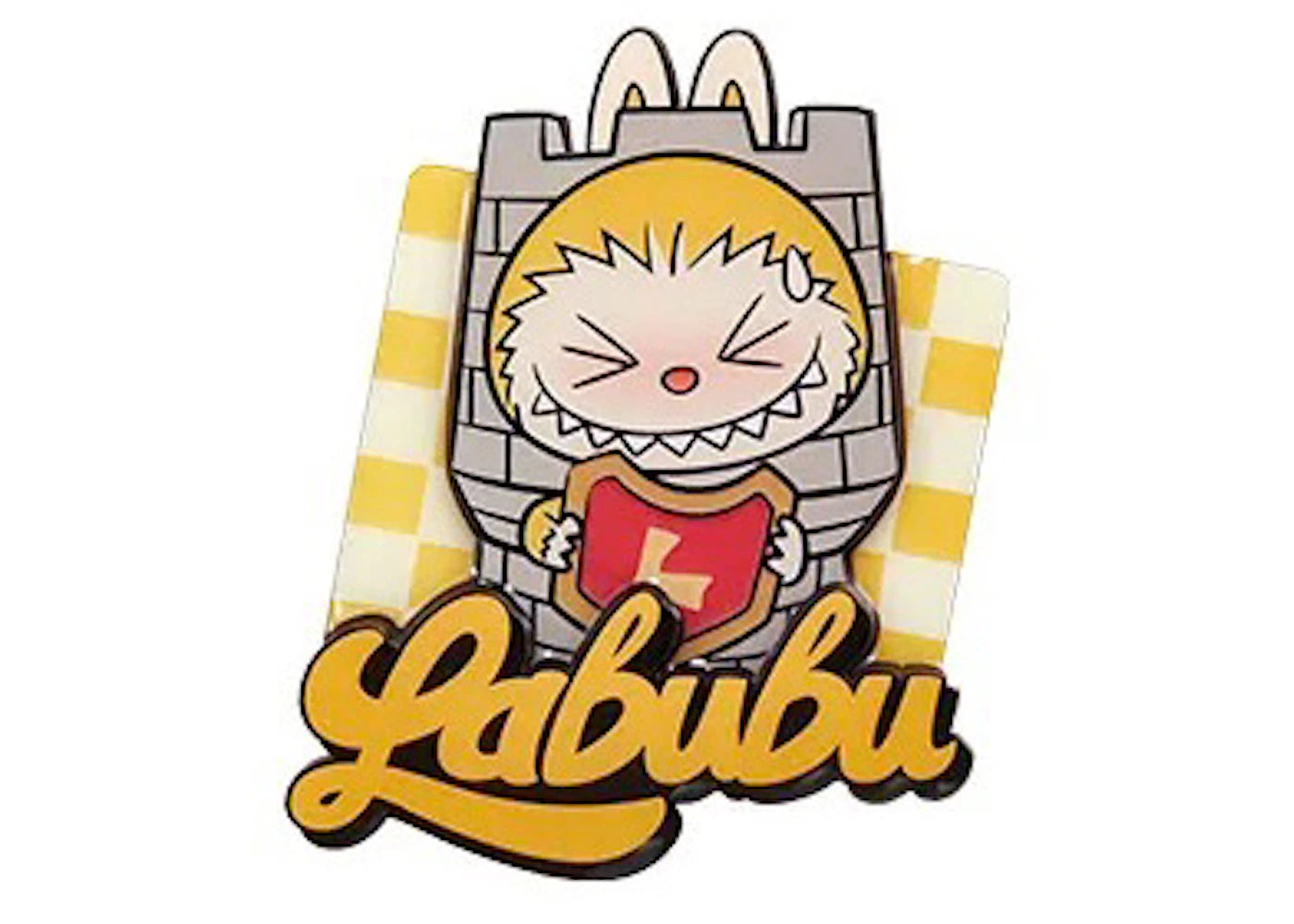 Pop Mart Labubu The Monsters Let's Checkmate Series Rook Fridge Magnet