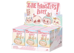 Pop Mart Labubu The Monsters Party Series Reversible Plush Doll Sealed Case (6 Blind Box)