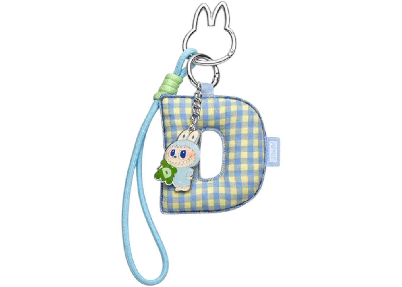 Pop Mart Labubu The Monsters Pin for Love Series "D" Letter Pendant