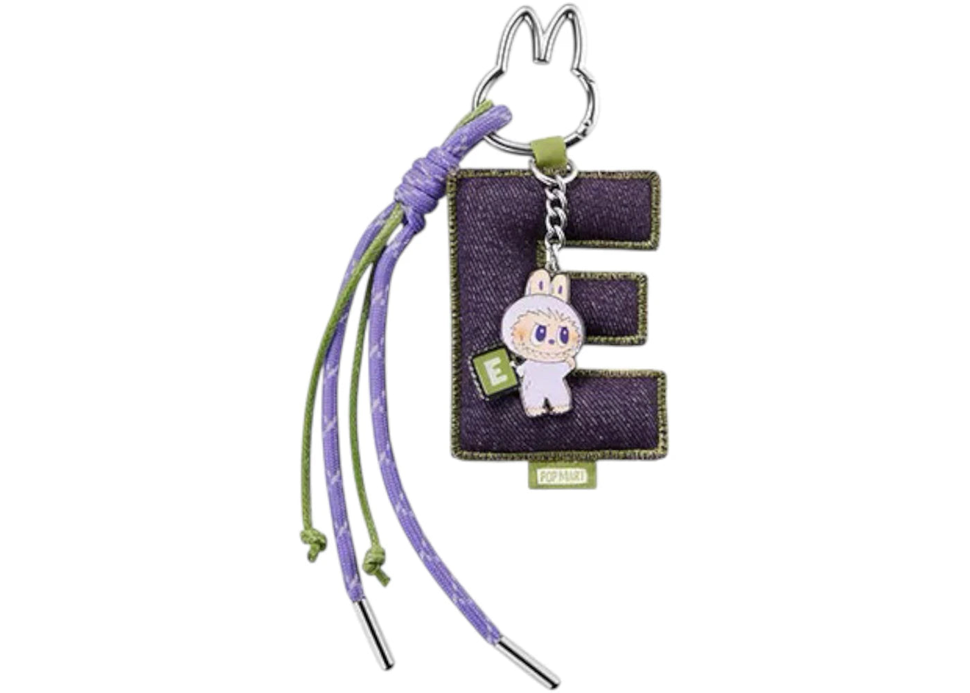 Pop Mart Labubu The Monsters Pin for Love Series "E" Letter Pendant