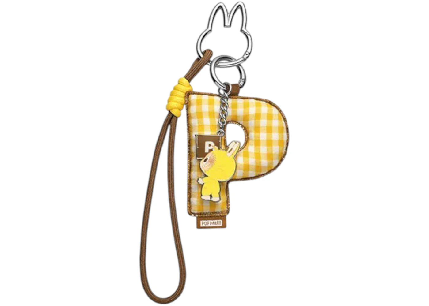 Pop Mart Labubu The Monsters Pin for Love Series "P" Letter Pendant