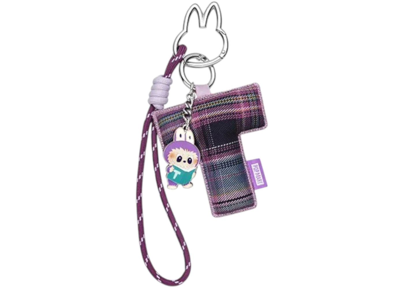 Pop Mart Labubu The Monsters Pin for Love Series "T" Letter Pendant