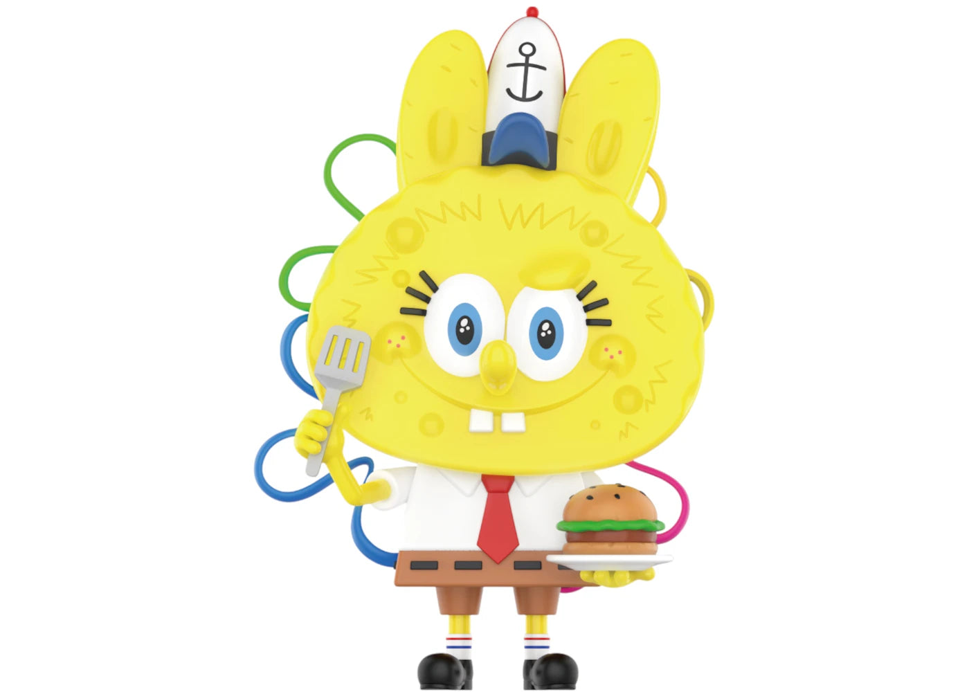 Pop Mart Labubu The Monsters Spongebob Series Champion Chef Figure