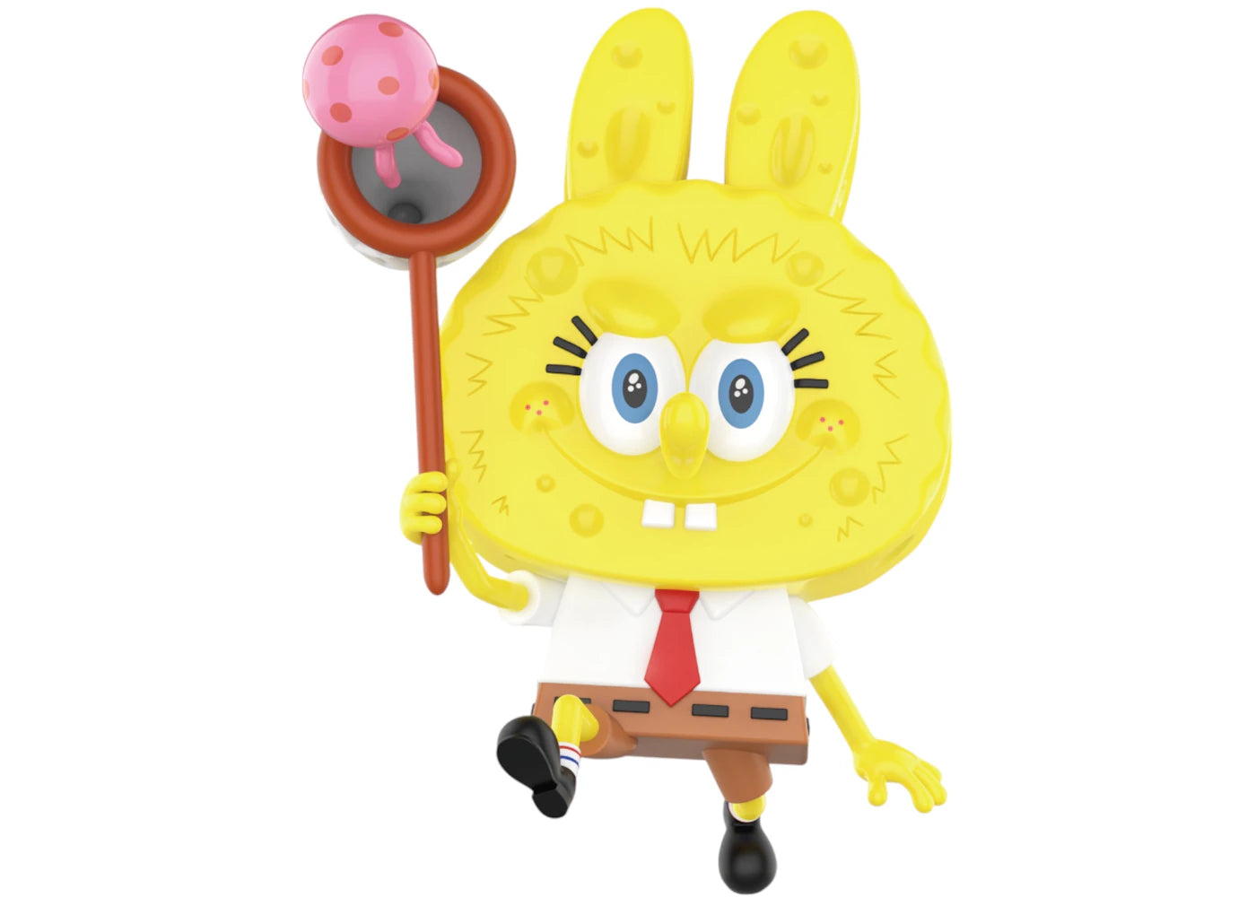 Pop Mart Labubu The Monsters Spongebob Series Jellyfish Catcher Figure