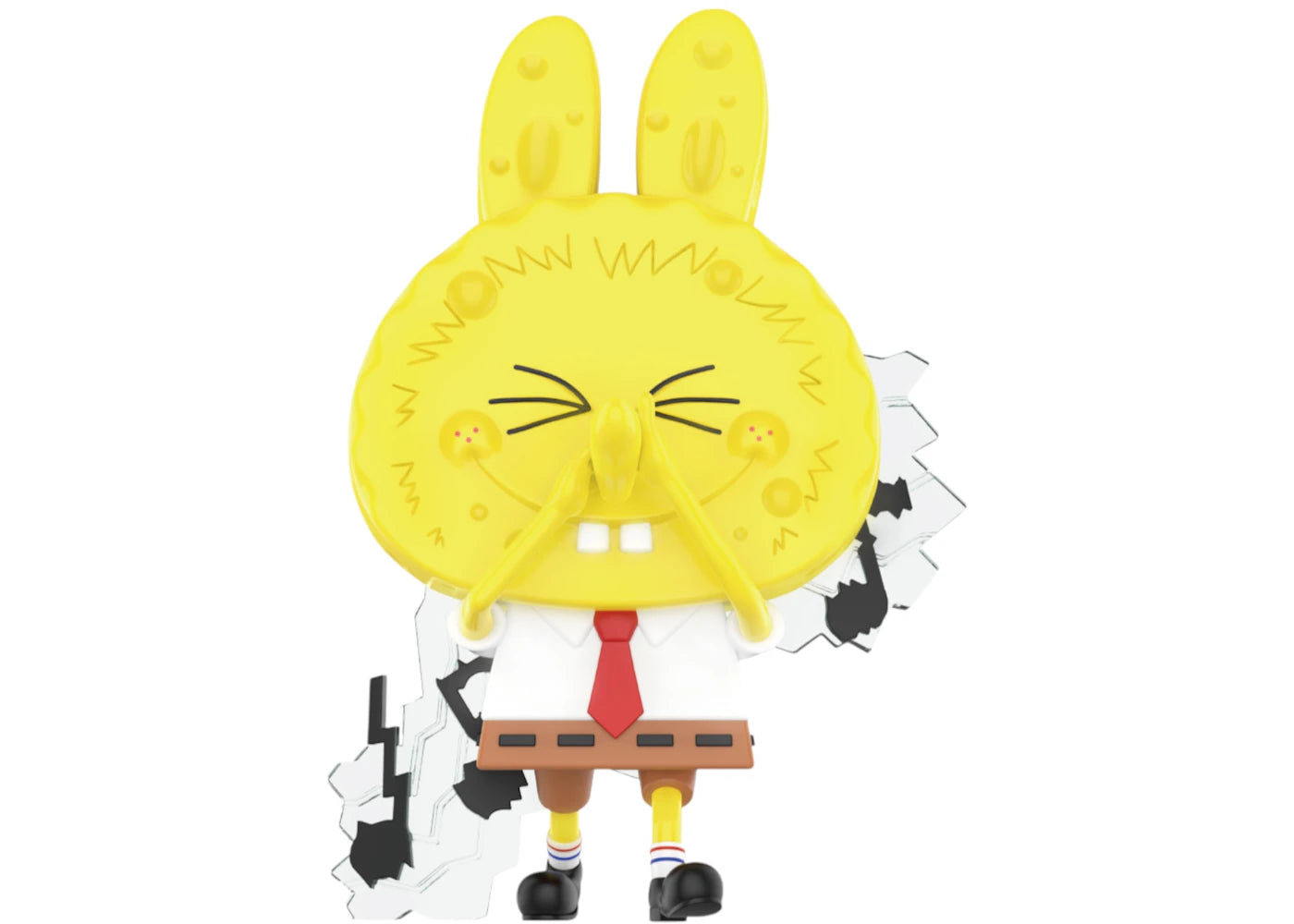 Pop Mart Labubu The Monsters Spongebob Series Nose Flute Figure