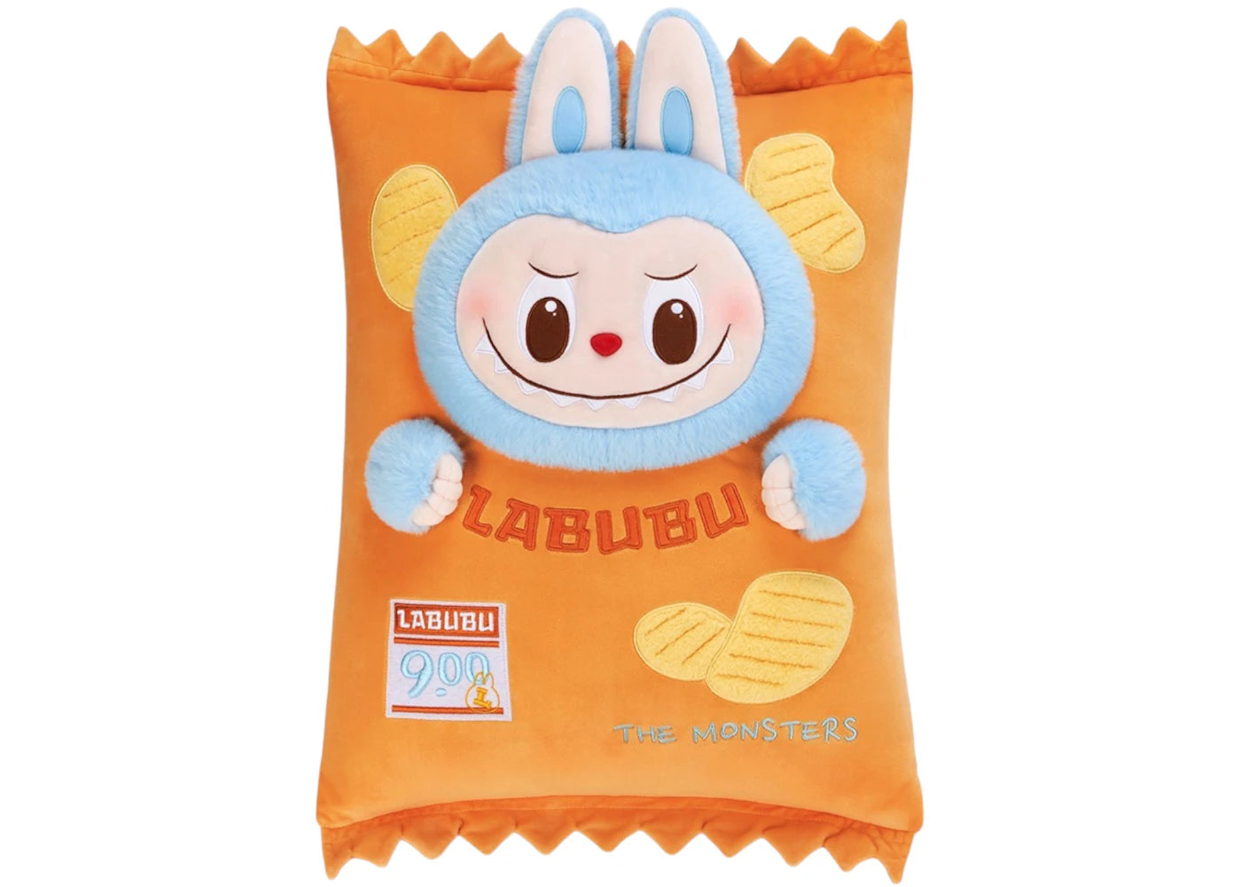 Pop Mart Labubu The Monsters Wacky Mart Series Chips Pillow
