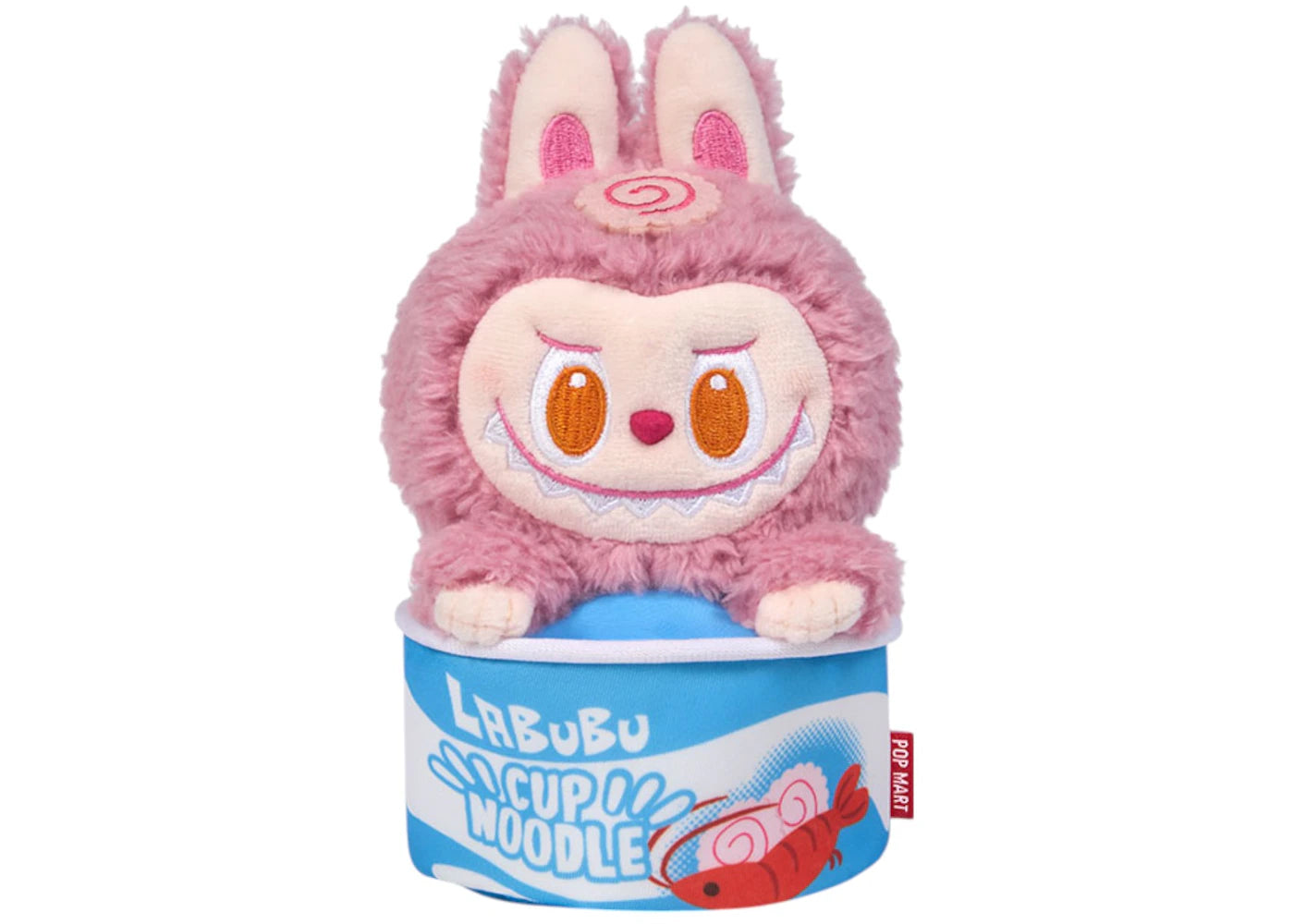 Pop Mart Labubu The Monsters Wacky Mart Series Cup Noodles Figure Storage Bag (Seafood)