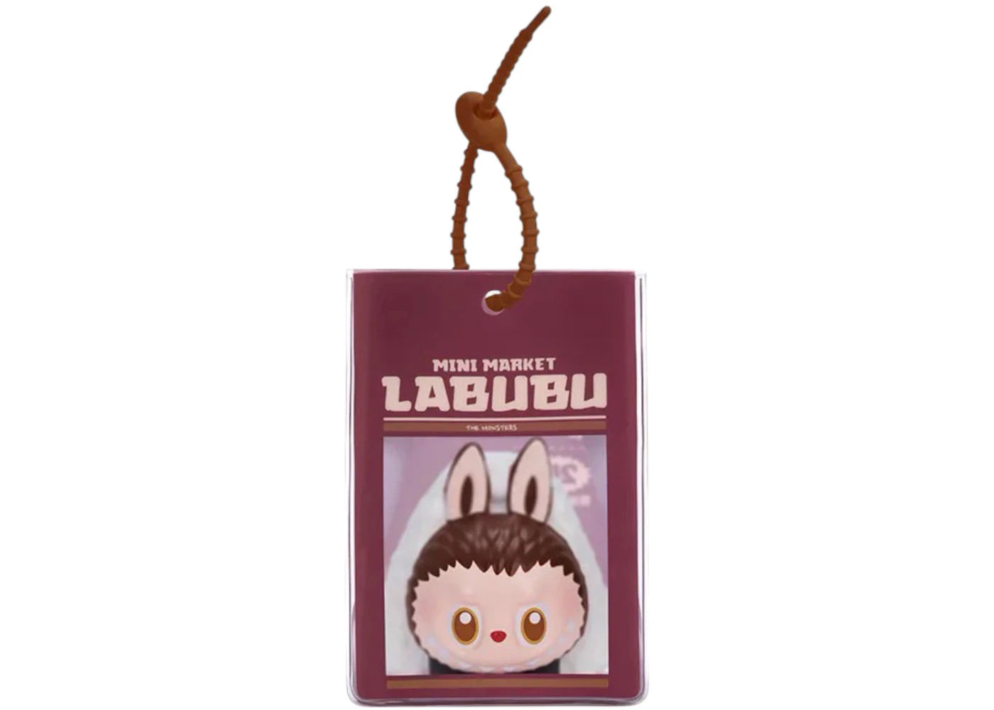 Pop Mart Labubu The Monsters Wacky Mart Series Onigiri Pinch Pendant