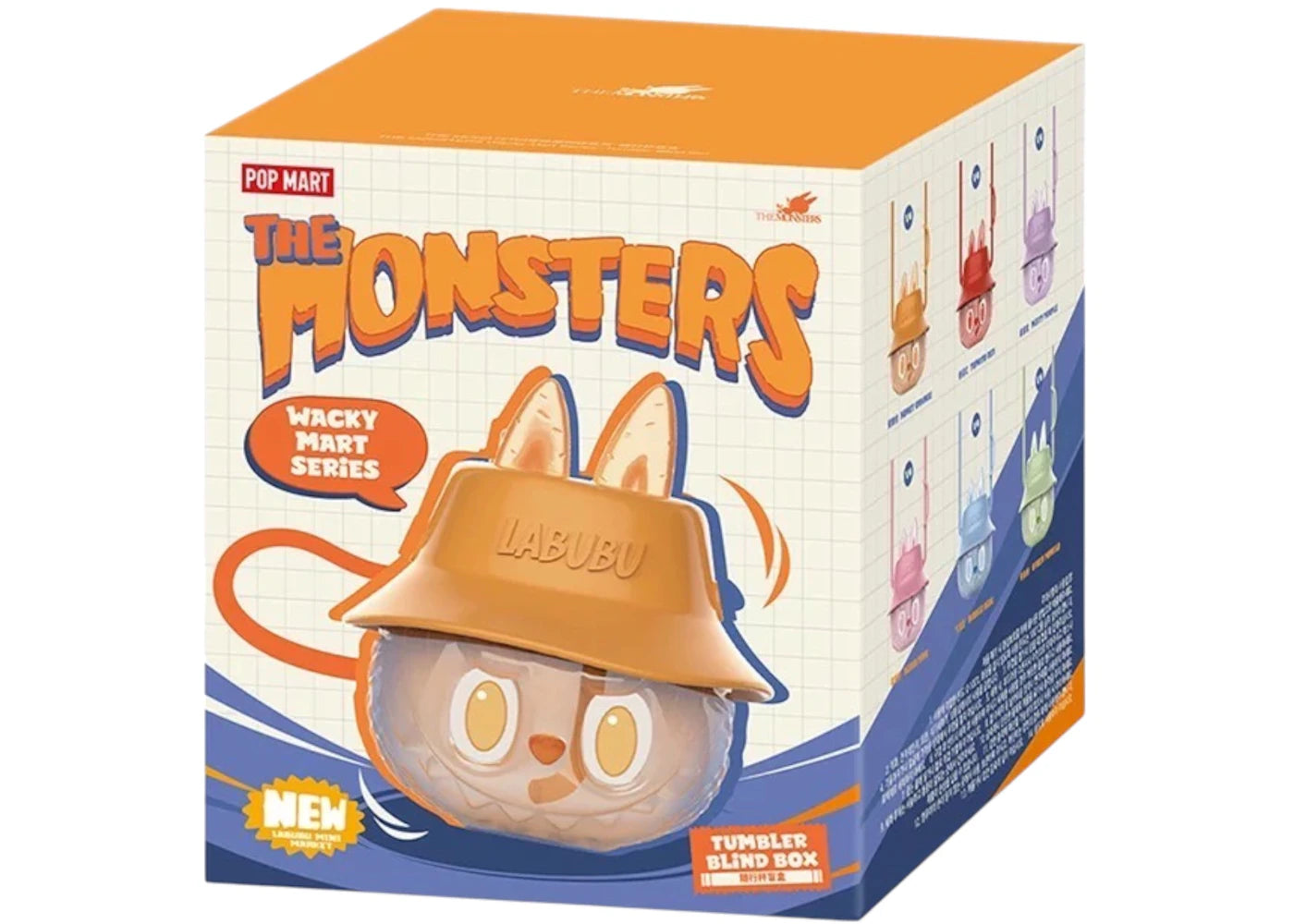 Pop Mart Labubu The Monsters Wacky Mart Series Tumbler Blind Box Single Blind Box