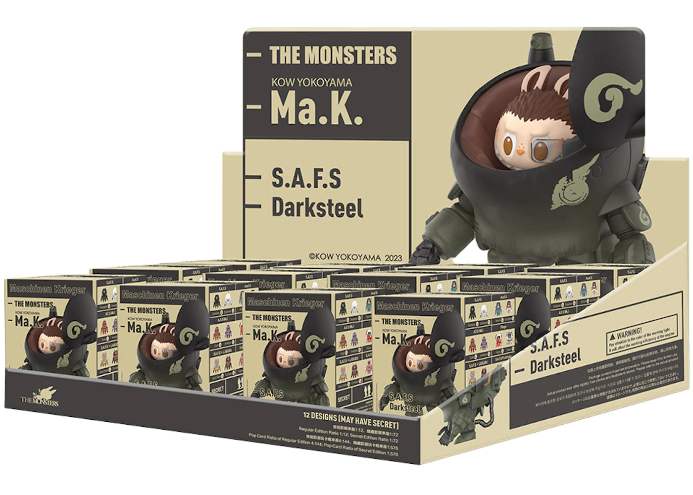 Pop Mart Labubu The Monsters x Kow Yokoyama MA.K.Series Sealed Case (12 Blind Box)