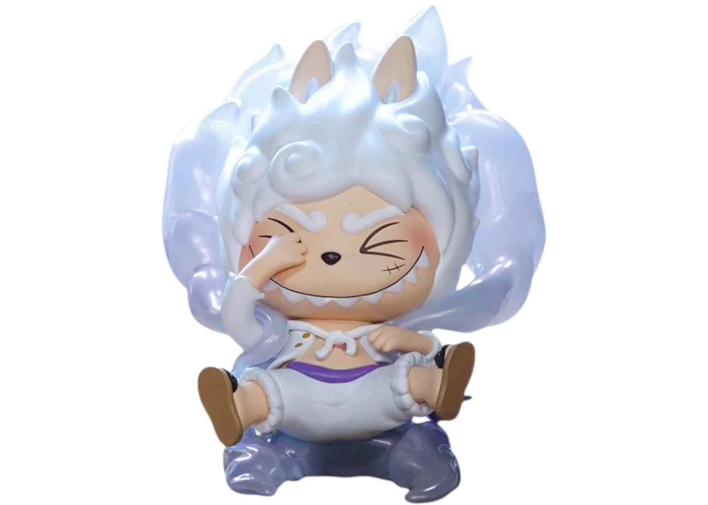 Pop Mart Labubu The Monsters x One Piece Series Monkey.D.Luffy Gear 5 (Secret Edition) Figure