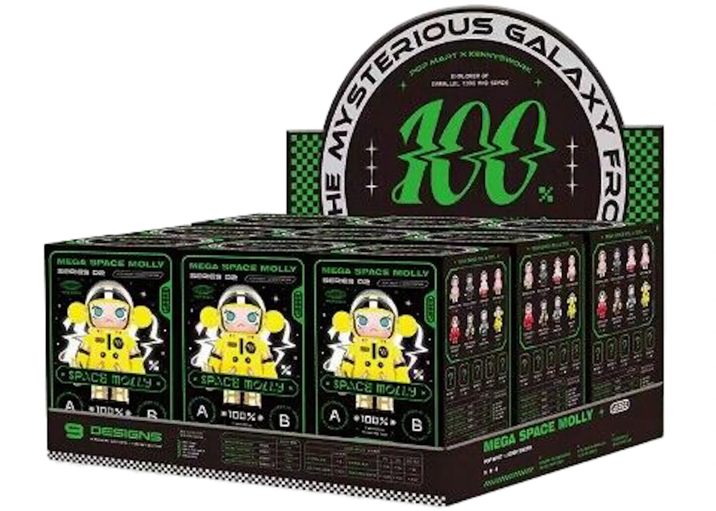 Pop Mart Mega Space Molly 100% Series 2 Sealed Case (9 Blind Box)