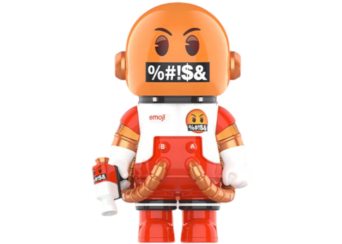 Pop Mart Mega Space Molly x emoji Series Bad Words 100%