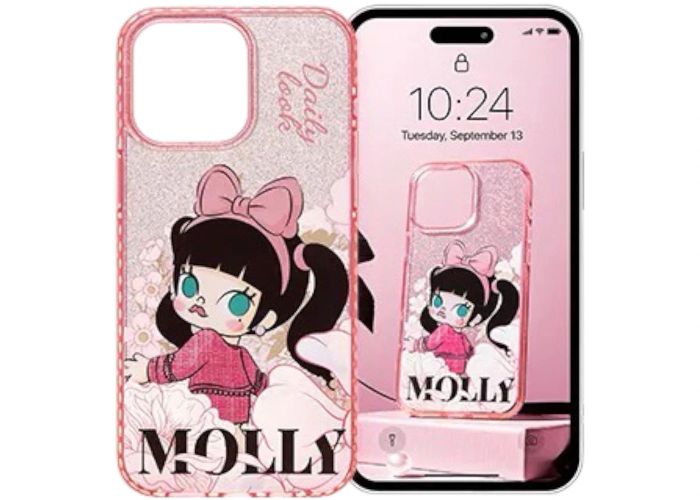 Pop Mart Molly Daily Look Series iPhone 15 Pro Max Case