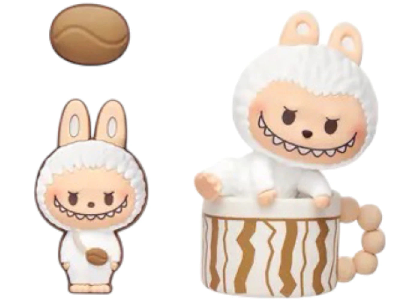 Pop Mart POP BEAN Coffee Factory Series LABUBU Decoration Charm