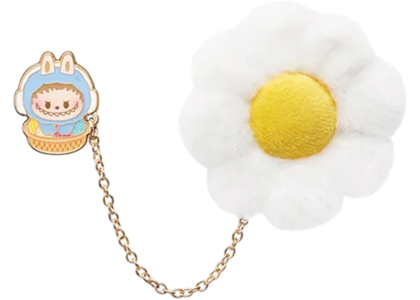 Pop Mart POP BEAN Fluffy & Cozy Series LABUBU Toasty Snow Baby Fridge Magnet