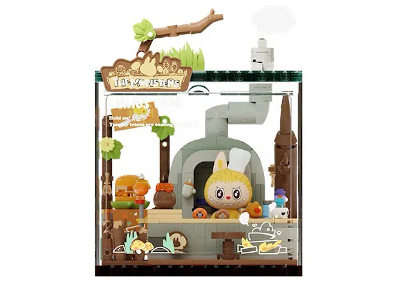 Pop Mart Pop Blocks Labubu The Monsters Forest Secret Base Series Blocks Part 2 Genius Cook P10007 Block Figure