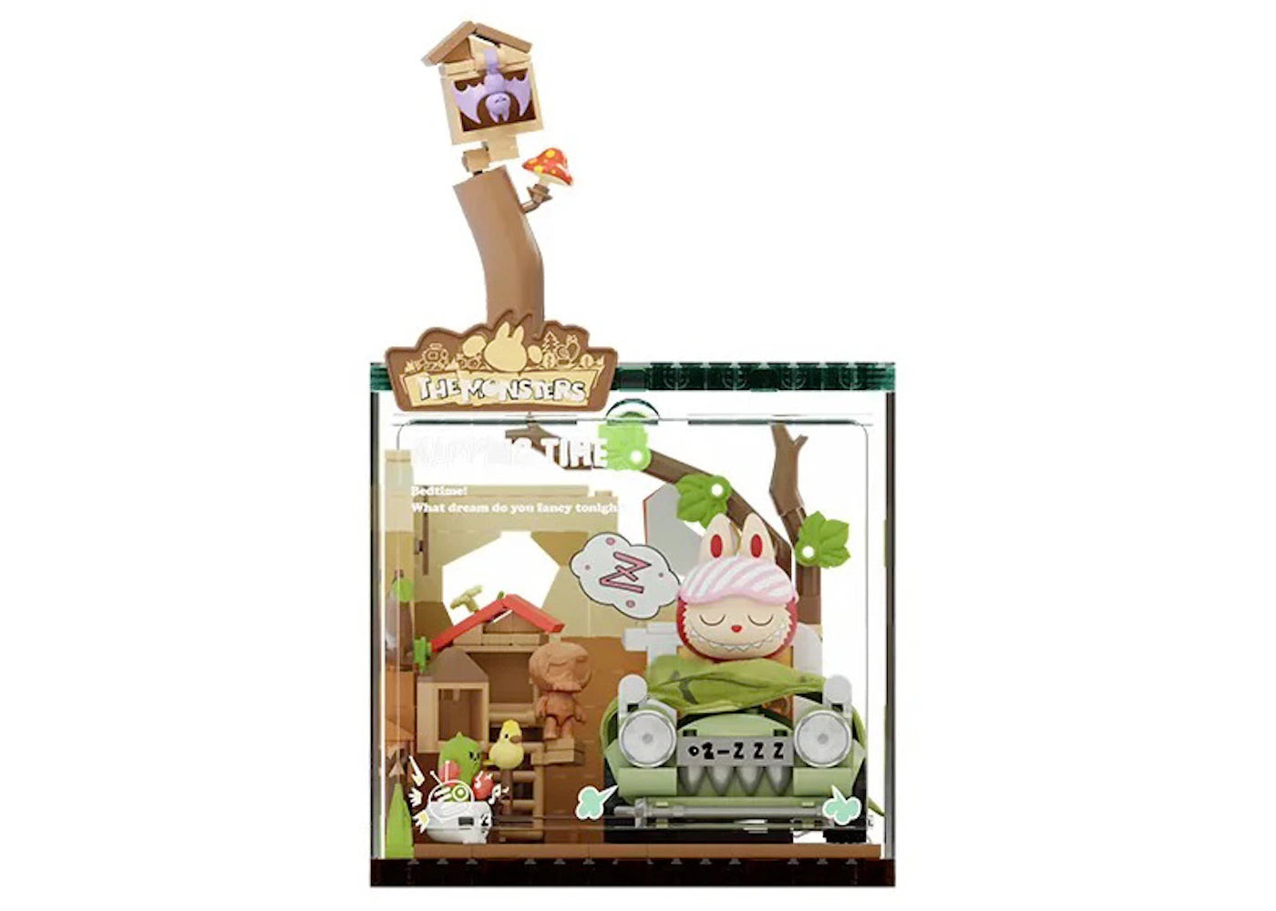 Pop Mart Pop Blocks Labubu The Monsters Forest Secret Base Series Blocks Part 2 Napping Time P10006 Block Figure