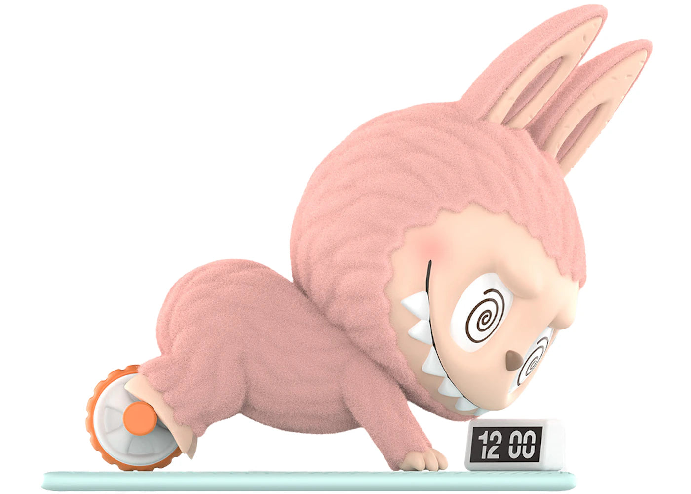 Pop Mart THE MONSTERS Labubu Lazy Yoga Series Ab Roller Figure