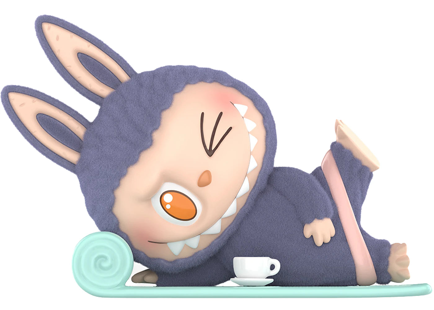 Pop Mart THE MONSTERS Labubu Lazy Yoga Series Americano Figure