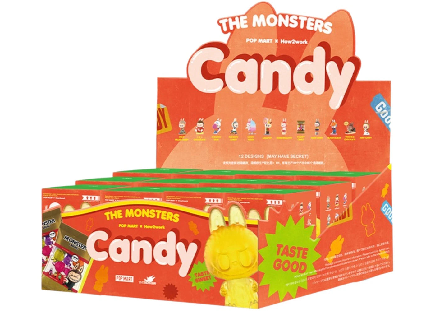 Pop Mart The Monsters Labubu Candy Series Figure Sealed Case (12 Blind Box)