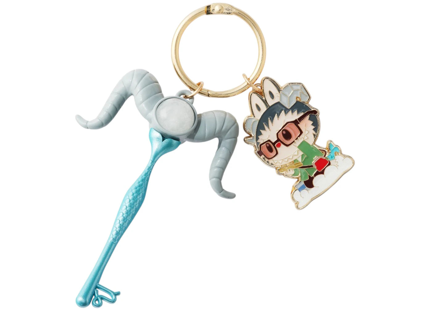 Pop Mart The Monsters Labubu Constellation Series Capricorn Key Pendant