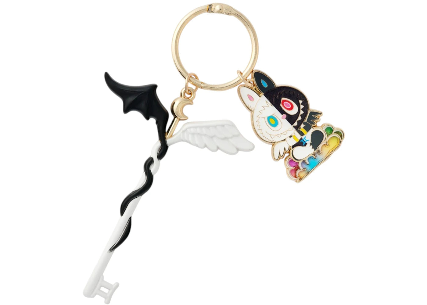 Pop Mart The Monsters Labubu Constellation Series Gemini Key Pendant