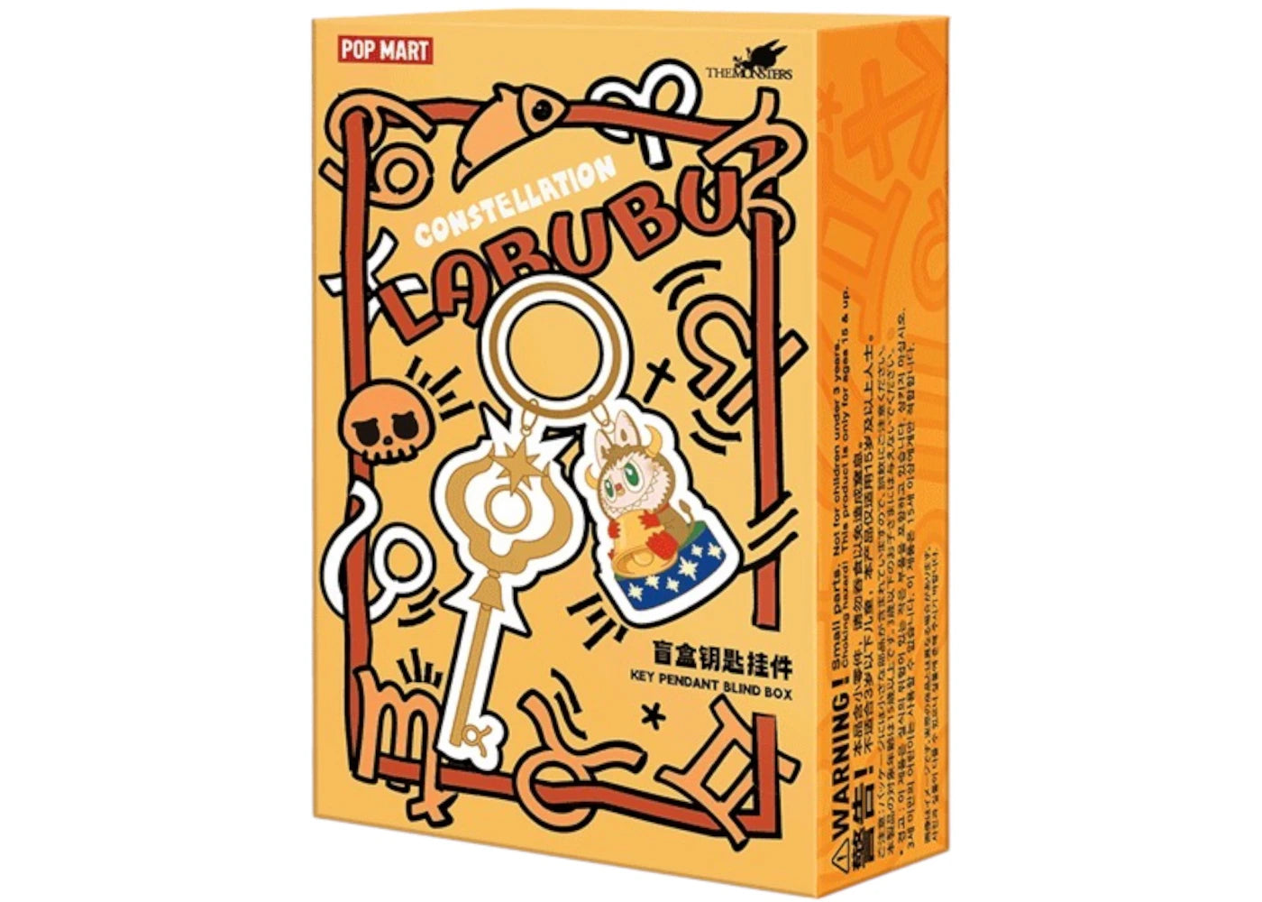 Pop Mart The Monsters Labubu Constellation Series Key Pendant Single Blind Box