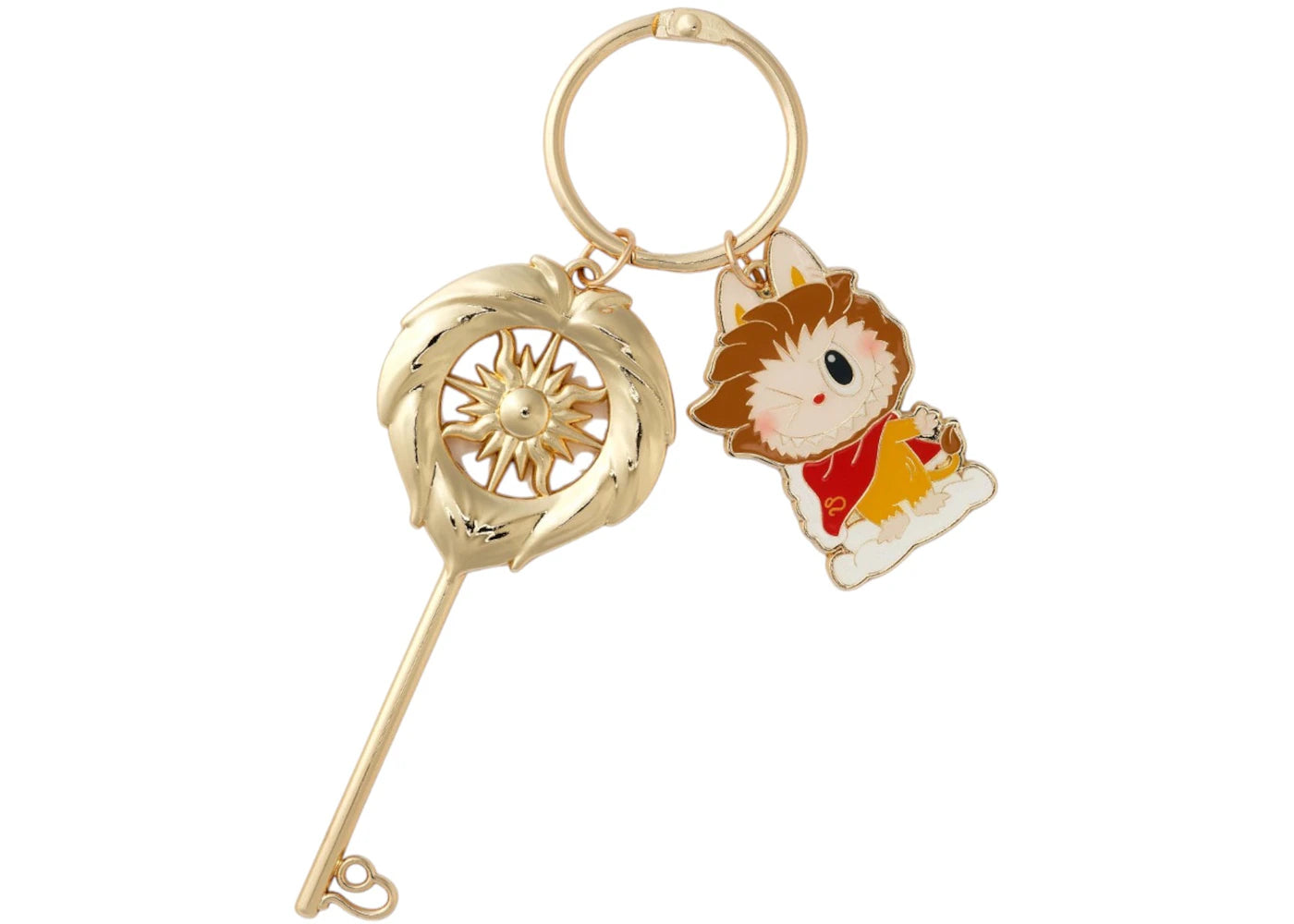 Pop Mart The Monsters Labubu Constellation Series Pisces Key Pendant