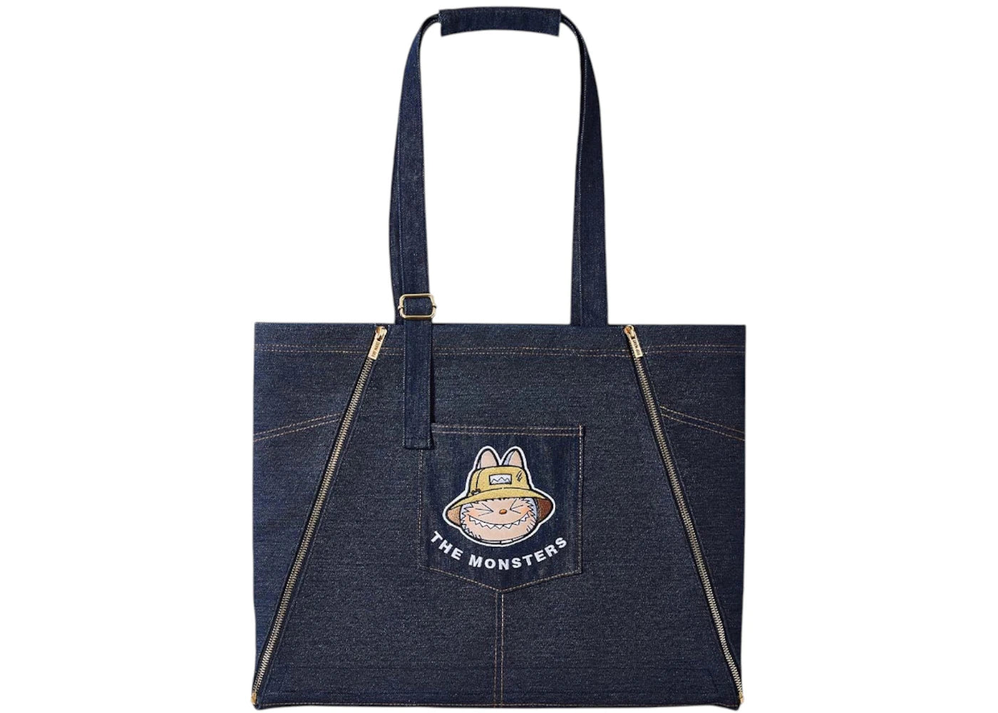 Pop Mart The Monsters Labubu Fall in Wild Series Denin Apron Bag