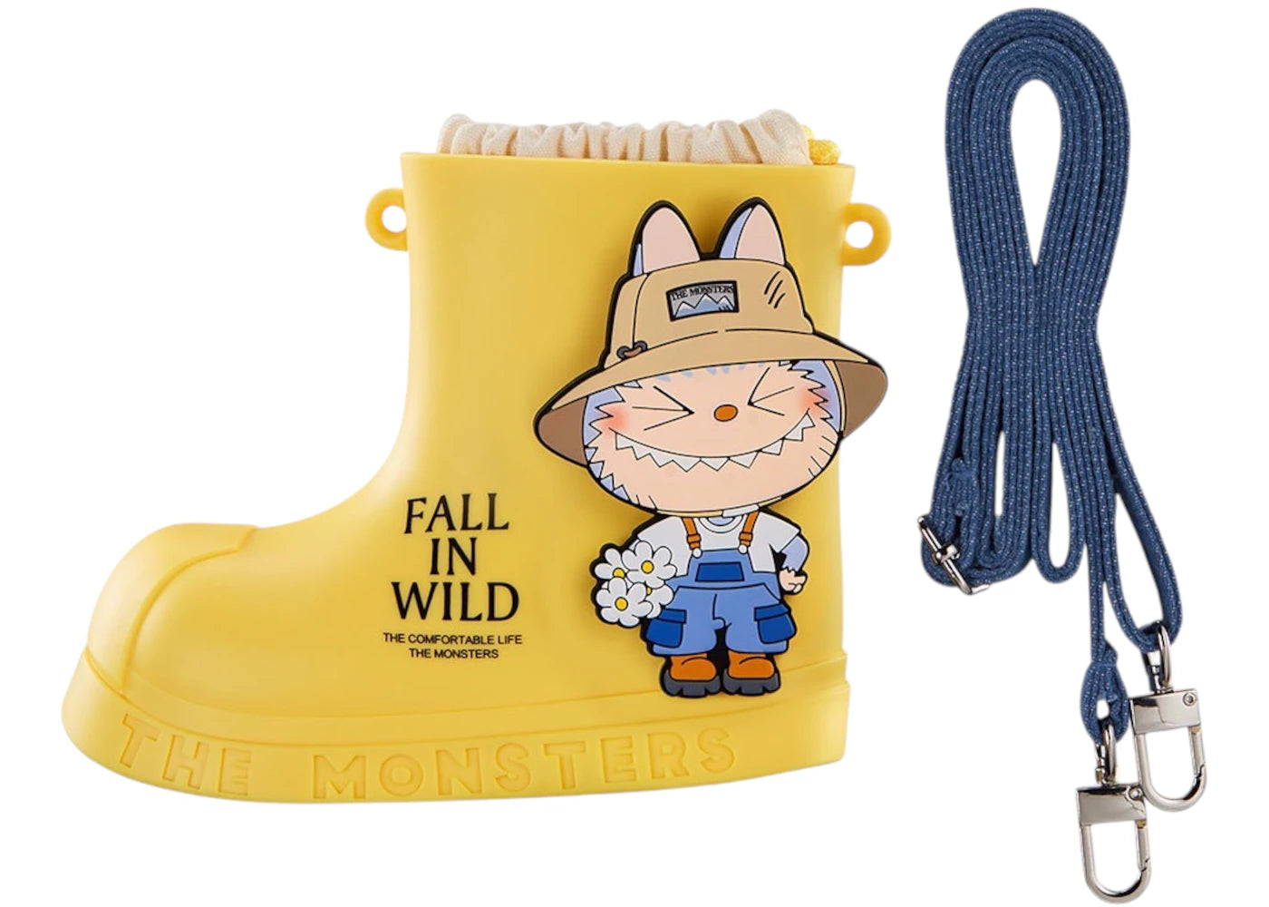 Pop Mart The Monsters Labubu Fall in Wild Series Rain Boot Bag