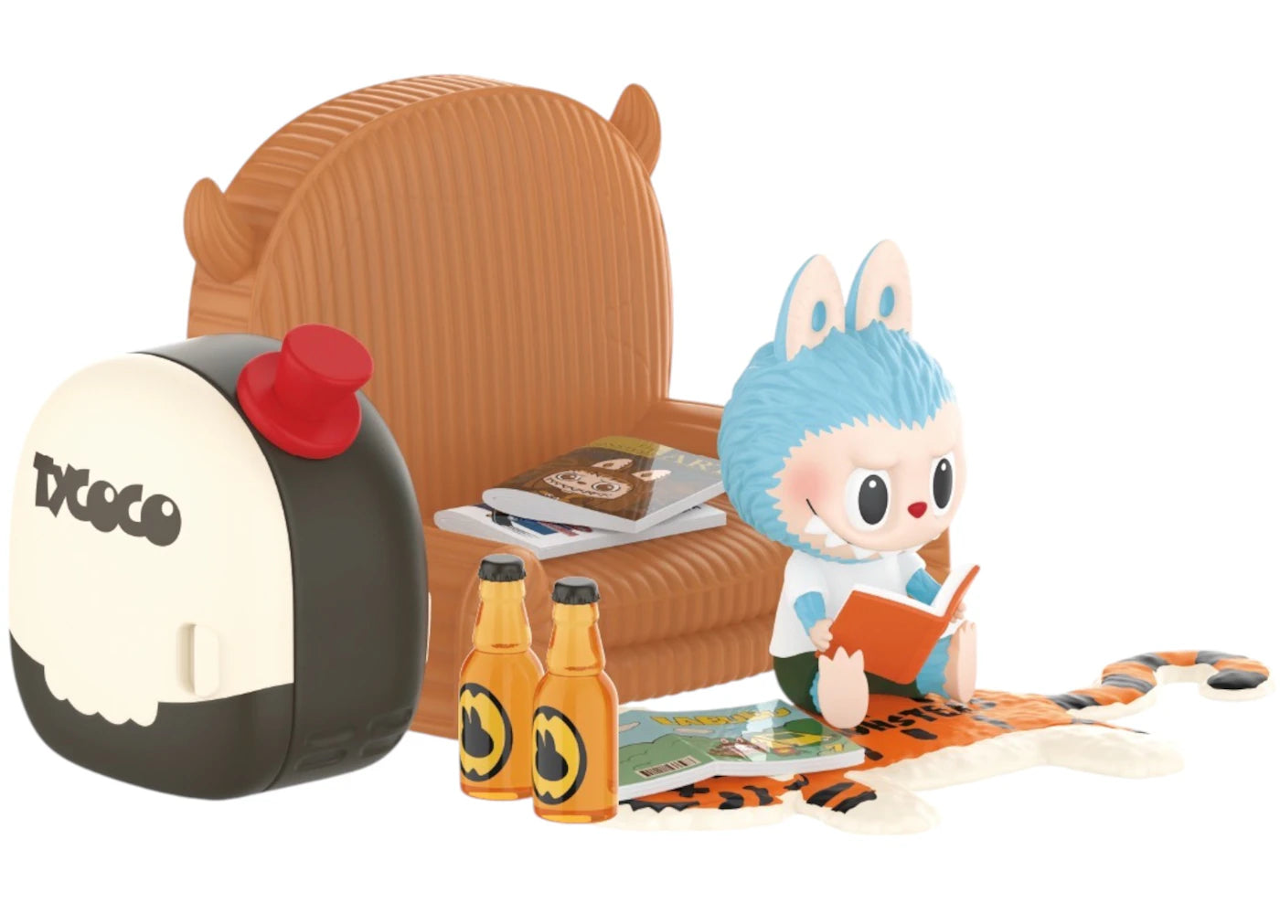 Pop Mart The Monsters Labubu Home of Elves Series Comic Time Figure