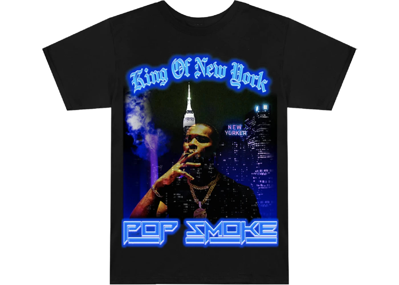 Pop Smoke King of New York T-Shirt Black
