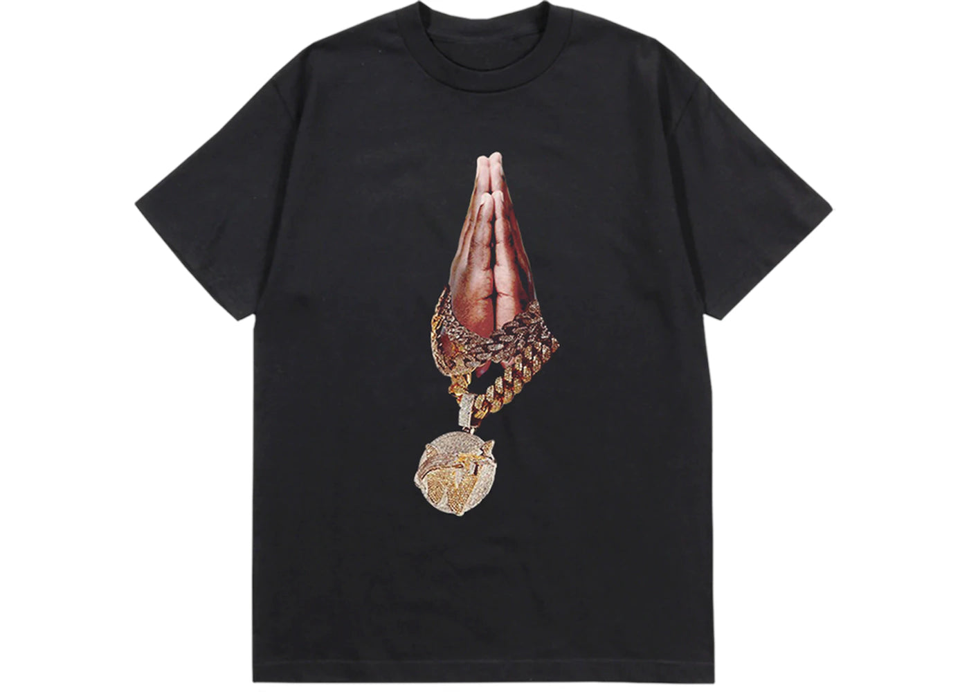 Pop Smoke x Vlone Chain T-Shirt I Black