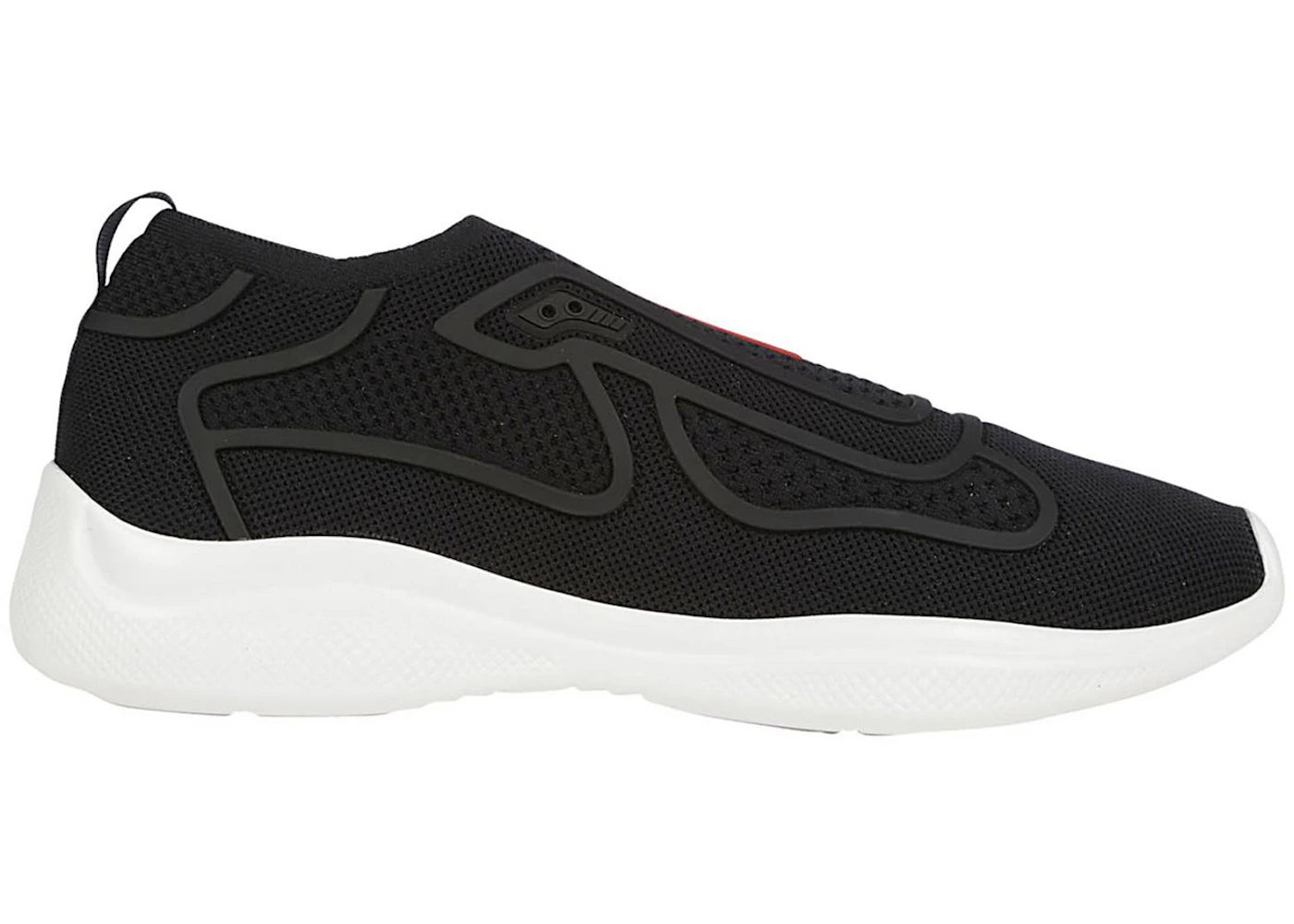 Prada America's Cup Slip On Black White