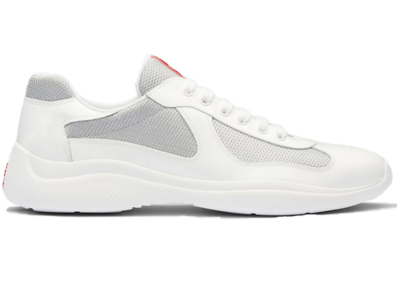 Prada Americas Cup White Silver Red