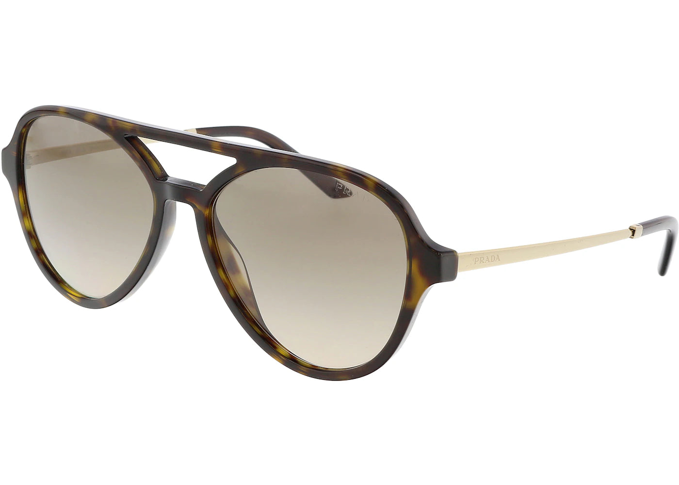 Prada Aviator Sunglasses Havana (0PR 13WS 2AU3D057)