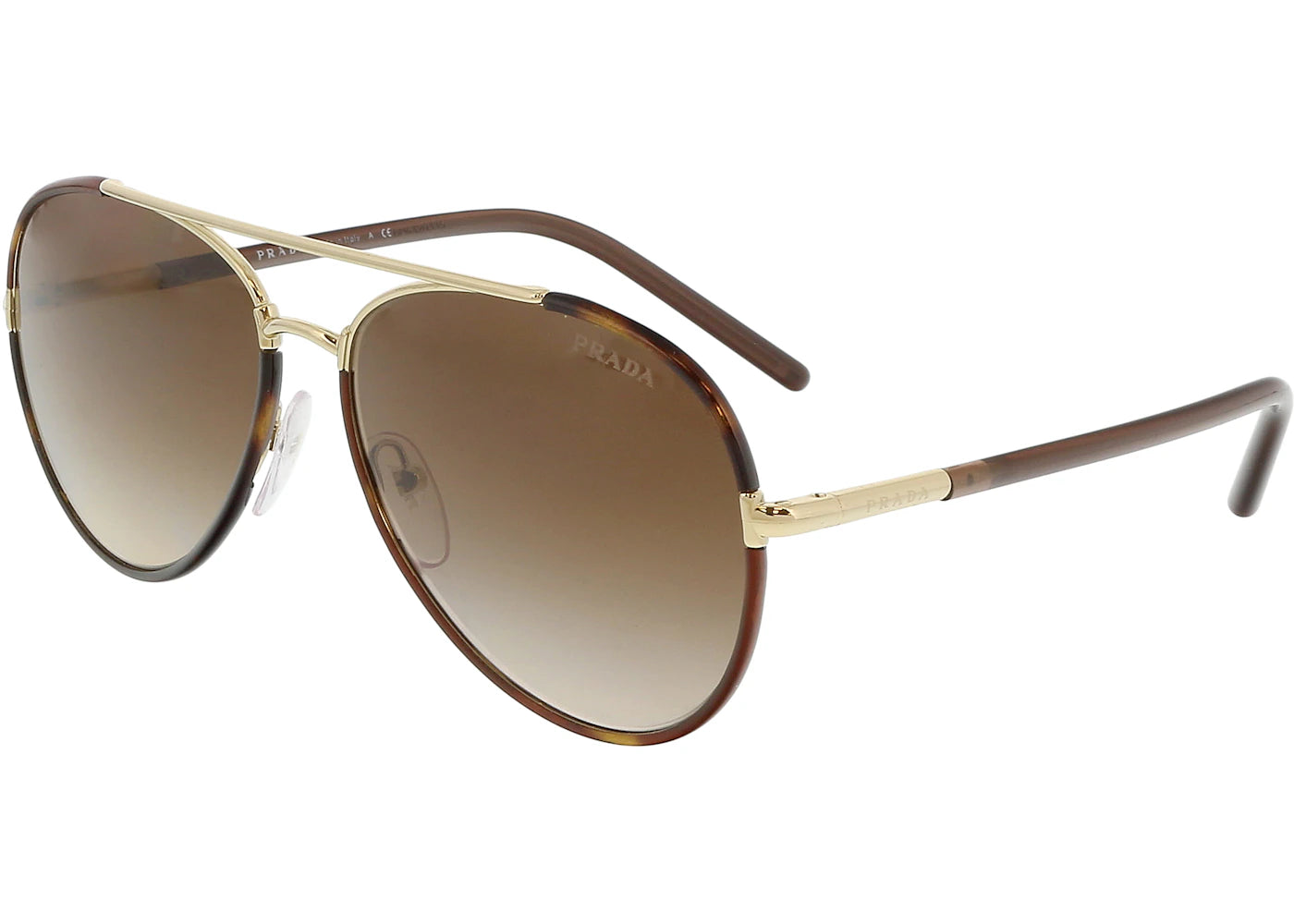 Prada Aviator Sunglasses Havana/Brown (0PR 66XS 2AU6S157)