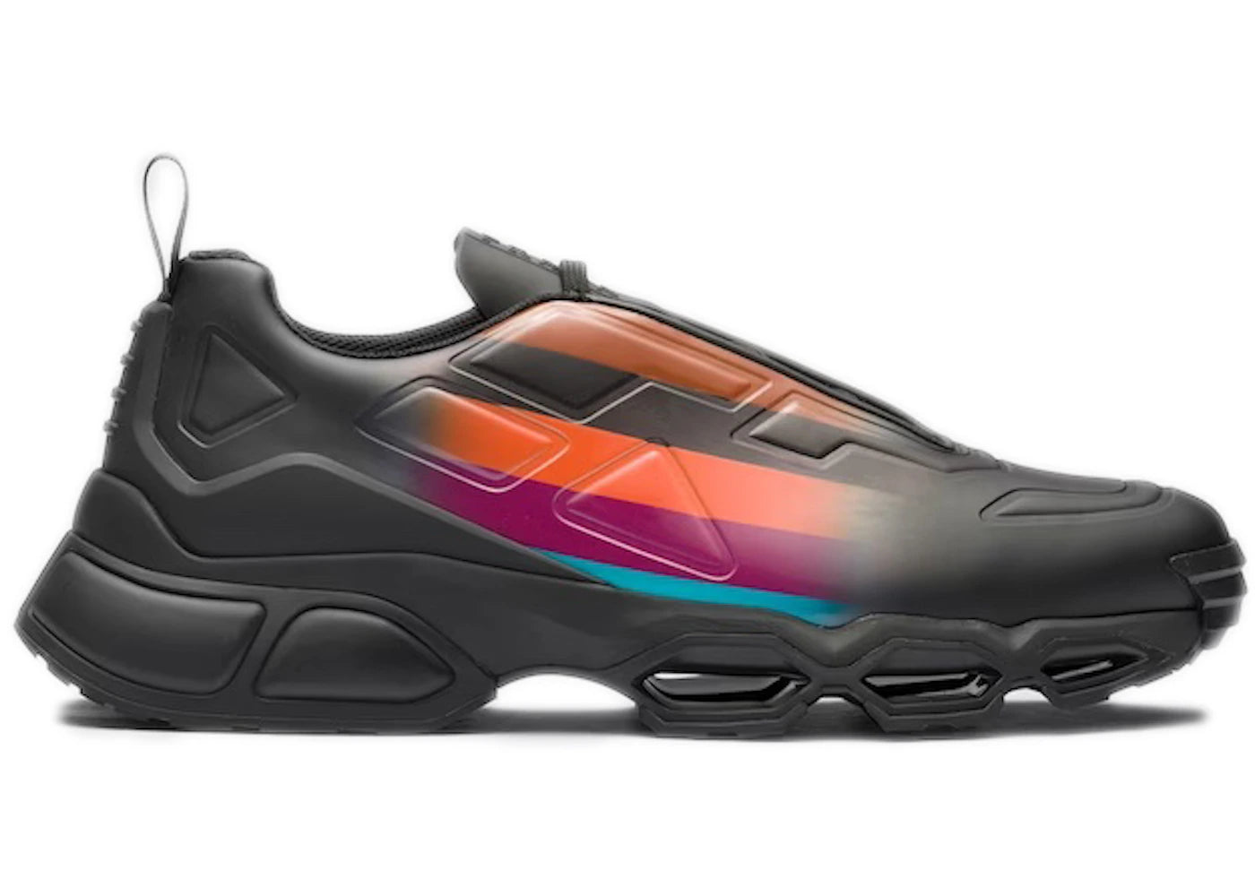 Prada Collision Cross Sneaker Black Astral Blue