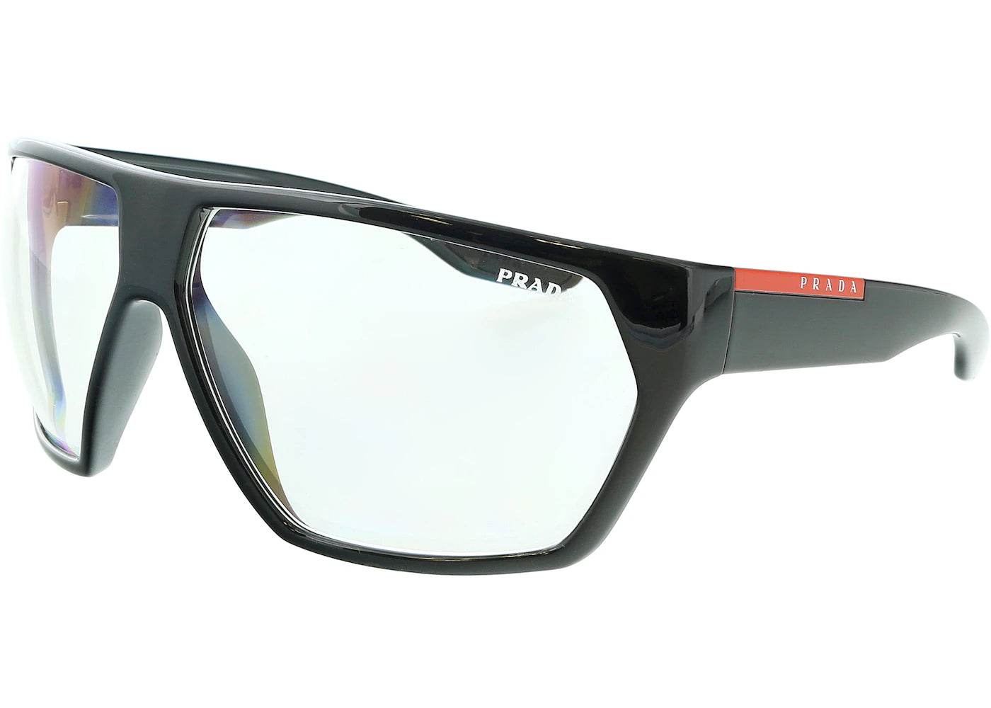 Prada Linea Rossa Square Sunglasses Black (0PS 08US 1AB09H Active)