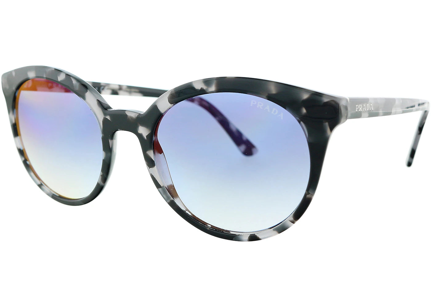 Prada Oval Sunglasses Grey Havana (0PR 02XS 510725 Heritage)