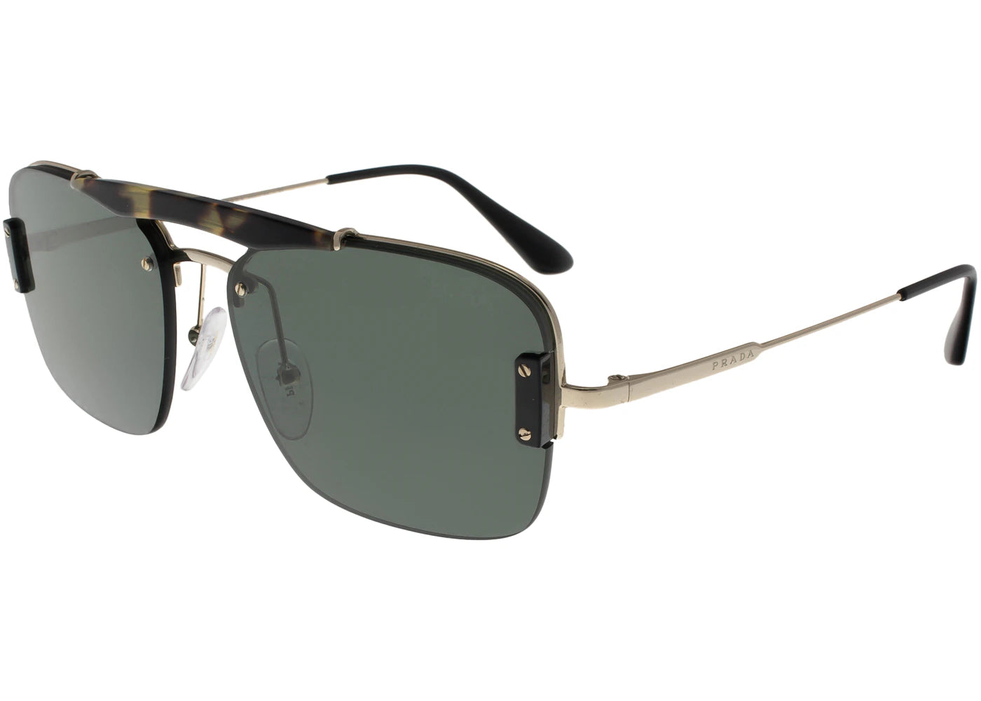 Prada Oval Sunglasses Medium Havana/Pale Gold (PR56VS 09R254 CONCEPTUAL)