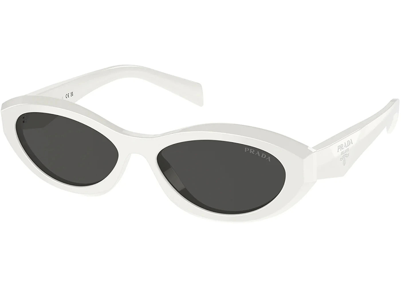 Prada Oval Sunglasses Talc (PR_26ZS_17K08Z_55mm)