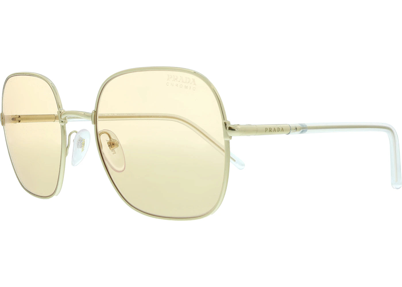 Prada Pillow Sunglasses Pale Gold (0PR 67XS ZVN09D)