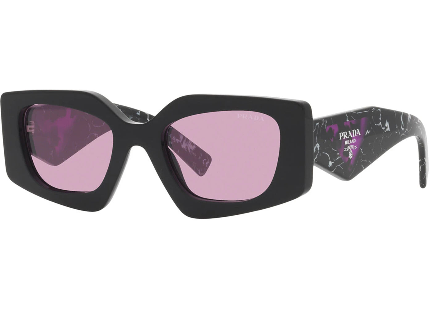 Prada Rectangle Sunglasses Black (PR15YS-1AB07Q-51)