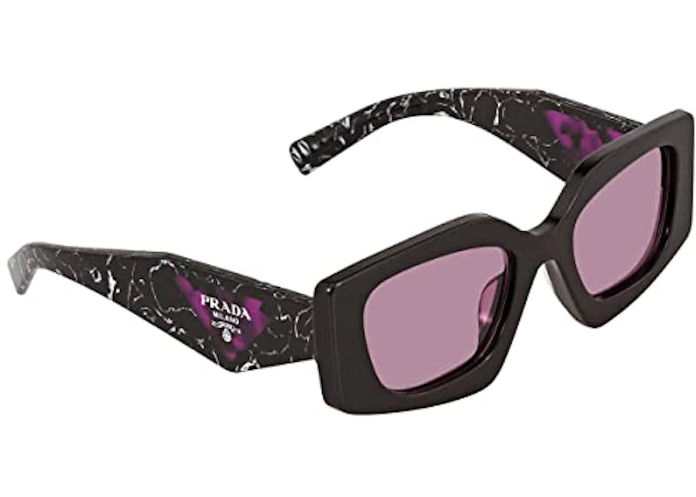 Prada Rectangle Sunglasses Black (PR15YSF-1AB07O-52)