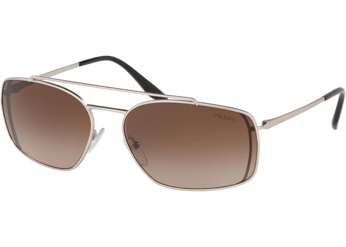 Prada Rectangle Sunglasses Silver (PR64VS-1AP6S1-62)