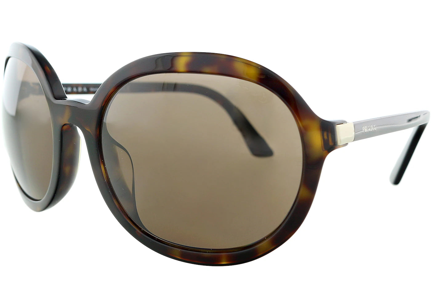 Prada Round Sunglasses Havana (0PR 09VSF 2AU8C1)
