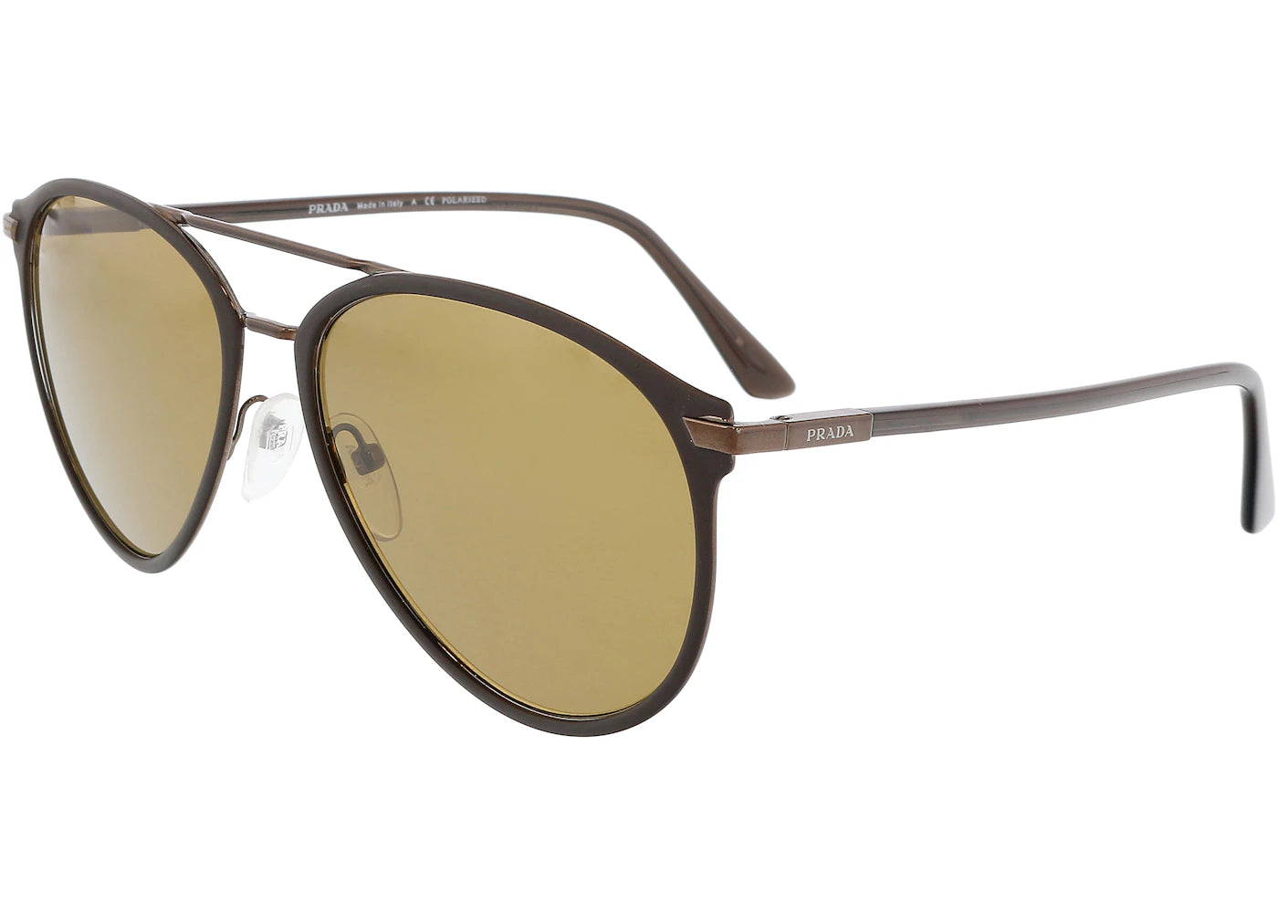Prada Round Sunglasses Matte Brown (0PR 51WS GAP01D59)